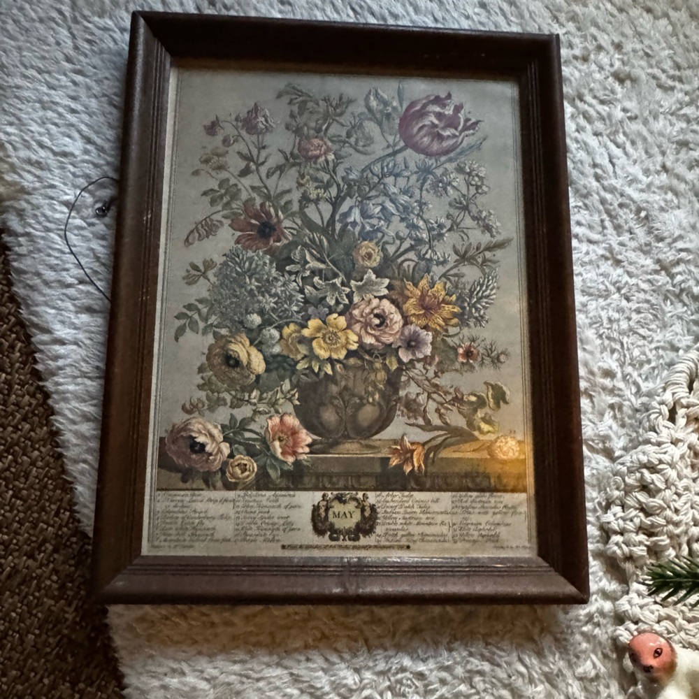Floral wall print